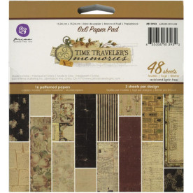 Набір паперу Time Traveler, 15х15 см, 16 аркушів від Prima