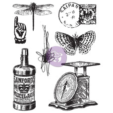 Акриловый штамп Stationer's Desk - Dragonfly 6,5x7,5 см, Prima