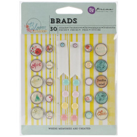  Набір брадс Bloom Brads, 30 шт від компанії Prima