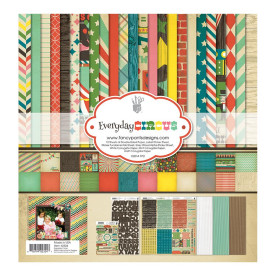 Набор бумаги Everyday Circus 15 л. + 3 л. наклеек от Fancy Pants