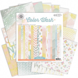 Набор бумаги Color Wash 24 л. 30х30 см от Pink Paislee