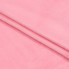 Плюш, вельбо, поліестер 100%, 210г / м, рожево-персиковий, 50x50 см