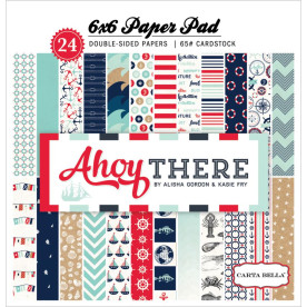 Набор бумаги Ahoy There, 15х15 см, 12 листов от Carta Bella
