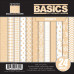Набір паперу Kraft Multi 15х15 см 12 аркушів від Bazzil Basics