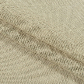 Декоративна мішковина, крем-брюле, 237 г / м2, джут 50%, 50х50 см
