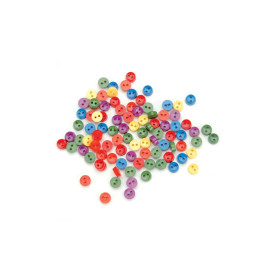Набор пуговиц Tiny Round Primary 45 шт. 6 мм от Dress It Up