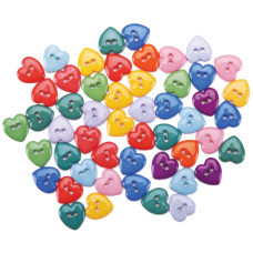 Набор пуговиц Mini Simple Hearts 30 шт. от Dress It Up