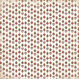 Двосторонній папір Ornaments 30х30 см від Carta Bella