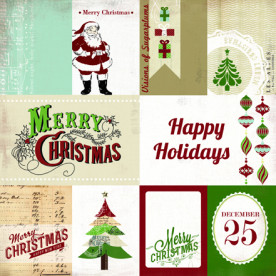 Двосторонній папір Journaling Cards 30х30 см від Carta Bella