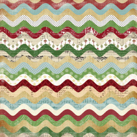 Двосторонній папір Christmas Time 30х30 см від Carta Bella