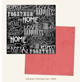 Двусторонняя бумага Word Soup 30х30 см от My Mind's Eye