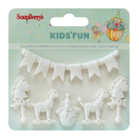 Набір полімерних фігурок Забава 2 від ScrapBerry's