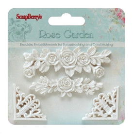 Набір полімерних фігурок Троянди від ScrapBerry's