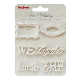 Набір полімерних фігурок Весілля 2 від ScrapBerry's