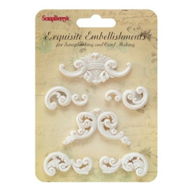 Набор полимерных фигурок 11 Завитки от ScrapBerry's