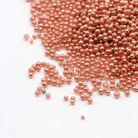 Мікробісер матовий Light Salmon розмір 0,5-0,8 мм, 10 грам