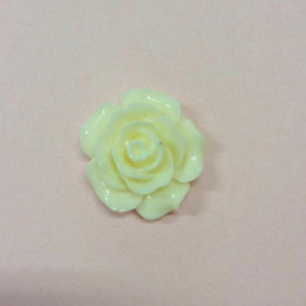 Кабошон Троянда, слонова кістка, діаметр 20 мм, товщина 9 мм