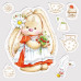 Набор силиконовых штампов Ягода - Клубника 10,5х10,5 см, Scrapberry's