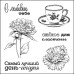 Набір штампів Солодощі - Солодке для ласуни 10,5х10,5 см, Scrapberry's