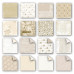 Набір скраппаперу Gilded Winter, 20x20 см, 16 аркушів, First Edition