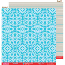 Аркуш скраппаперу Blue Without You, Hello Beautiful! 30х30 см від Bella BLVD