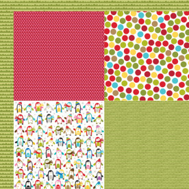 Лист скрапбумаги Quadrants, Christmas Wishes 30х30 см от Bella BLVD