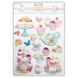 Cupcake Boutique, Cakes, A4, Dovecraft