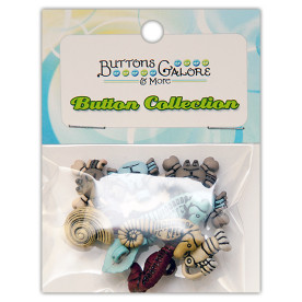 Набор пуговиц Sea Creatures, Buttons Galore
