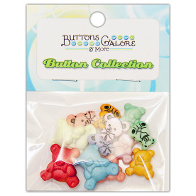 Набір ґудзиків Teddies, Buttons Galore