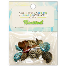 Набор пуговиц Seashells, Buttons Galore