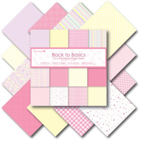 Набор бумаги Back to Basics I 30x30 12 листов от Dovecraft
