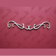 Чипборд Вензелек, 8,7х1,7 см.