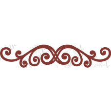 Чипборд Вензель 06, 10,4х2,1 см.