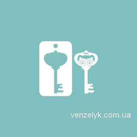 Чіпборд Ключик 04, 4,8х2,6 см.