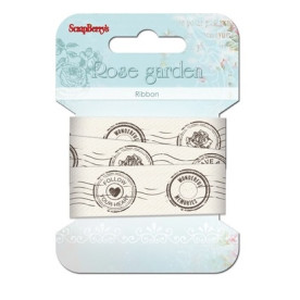 Бавовняна стрічка Троянди, 20 мм, 2 м від ScrapBerry's