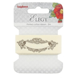 Бавовняна стрічка Елегія, 25 мм, 2 м від ScrapBerry's