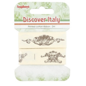 Хлопковая лента Итальянские каникулы, 20 мм, 2 м от ScrapBerry's