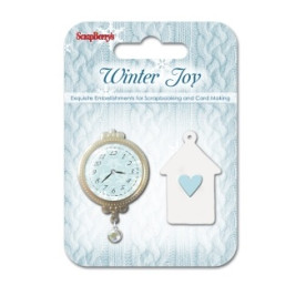 Набор металлических украшений Зимнее утро от Scrapberry's