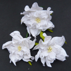Декоративна квітка гарденії білого кольору, 7 см