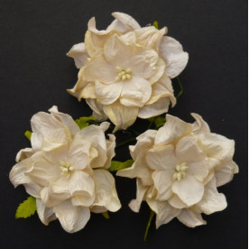 Декоративна квітка гарденії кремового кольору, 7 см