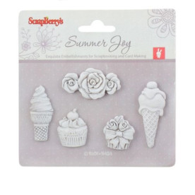 Набір полімерних фігурок Десерт, 5 шт. від Scrapberry's