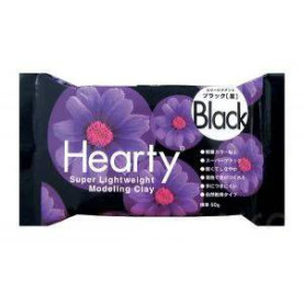 Пластика самозастигаюча Hearty, черная, 50 г, Padico
