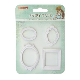 Набор полимерных фигурок Сказка про фей. Набор рамок, 4 шт. от Scrapberry's