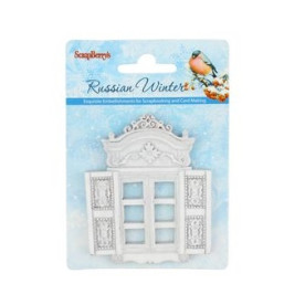 Набір полімерних фігурок Зима. Віконце 7 * 6 см від Scrapberry's