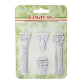 Набор полимерных фигурок Италия. Колонны, 4 шт. от Scrapberry's