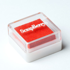 Пигментные чернила для штампинга, 2.5х2.5 см, цвет коралловый от Scrapberry's