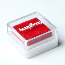 Пигментные чернила для штампинга, 2.5х2.5 см, цвет красный от Scrapberry's