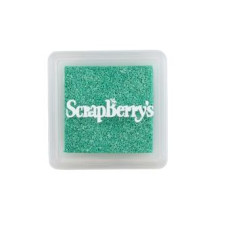 Пигментные чернила, 2.5х2.5 см, цвет мерцающий зеленый от Scrapberry's