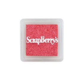 Пігментні чорнила, 2.5х2.5 см, колір мерехтливий рожевий від Scrapberry's