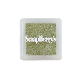 Пигментные чернила, 2.5х2.5 см, цвет мерцающий оливковый от Scrapberry's